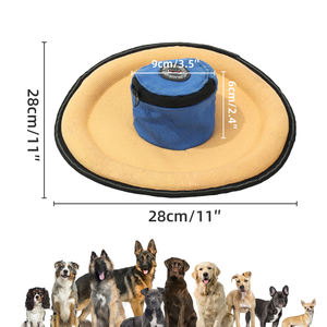 Vente chaude Heavy Duty Bord Réfléchissant Disque Volant <span class=keywords><strong>Chien</strong></span> Jouet Durable Toile Polaire Casual Pet Jouet pour Jouer En Plein Air Mignon Quotidien - Product Image 3
