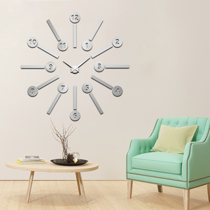 Đồng Hồ Treo Tường Acrylic Lớn Hiện Đại Số 3d Cao Cấp Không Tốn Kém Thiết Kế Tự Làm - Product Image 5