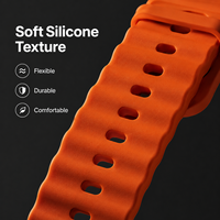 Bracelets de montre intelligents pour Samsung Galaxy Watch 4 5 6 7, bracelet en silicone ondulé à libération rapide avec détail de couture, bracelet de remplacement sportif