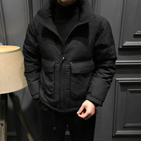 Doudoune Homme Hiver Légère et Chaude 2026 Nouvelle Tendance Jeunesse Marque Élégante Style Court à Capuche Épaisse