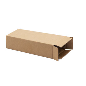 Long rectangle corrugated cardboard mailing carton paper box for wine bottle box
