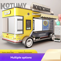 Complete Functions Street Food Carts Fully Equipped Mobile Fast Electric Food Truck