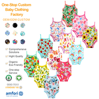 Combinaison bébé fille sans manches et en camisole en bambou bio, body durable pour nouveau-né, combinaison bébé personnalisée, vêtements bébé en jersey