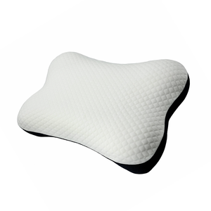 Oreiller <span class=keywords><strong>de</strong></span> sommeil moderne avec noyau en mousse à mémoire <span class=keywords><strong>de</strong></span> forme, housse amovible, <span class=keywords><strong>contour</strong></span> tricoté, forme ergonomique pour le <span class=keywords><strong>lit</strong></span> - Product Image 1