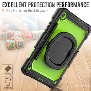Étui de protection robuste et robuste à rotation 360 pour Samsung <span class=keywords><strong>Galaxy</strong></span> <span class=keywords><strong>Tab</strong></span> <span class=keywords><strong>S6</strong></span> <span class=keywords><strong>Lite</strong></span> 10.4 P610 Housse de protection pour bandoulière - Product Image 4