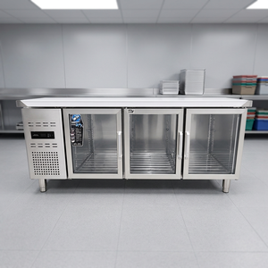 Speziell Entworfener Arbeitstisch-Gefrierschrank mit <span class=keywords><strong>3</strong></span> Türen, Gewerblicher Kühlschrank unter dem Arbeitstisch, Untertheken-Kühler - Product Image 1