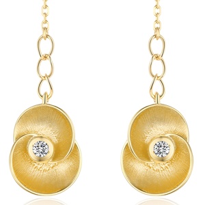Boucles d'oreilles en argent 925 avec zircon de UM Jewelry, vente en gros, adaptées aux hommes et aux femmes, pour fiançailles, fête, anniversaire, mariage, cadeau quotidien - Product Image 5
