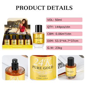 Boîte de Présentation de <span class=keywords><strong>Parfum</strong></span> 50ml Usine, Usine de Parfums Professionnelle, <span class=keywords><strong>Parfum</strong></span> 24K Or Pur le Plus Vendu - Product Image 2
