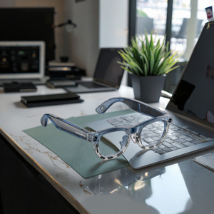 पिनटेक 1080p HD ai स्मार्ट चश्मा चैट Gpt <span class=keywords><strong>8</strong></span> mp कैमरा कॉल वॉयस असिस्टेंट कंट्रोल IPX-5 वाटरप्रूफ रियल टाइम - Product Image 2