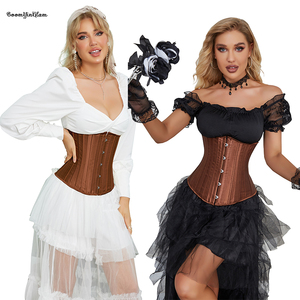 Donne vita Trainer corsetto sottoseno raso Cincher Shapers pancia bruciata guaina XXS XS S M L XL <span class=keywords><strong>XXL</strong></span> XXXL XXXXL XXXXXL XXXXXXL - Product Image 2