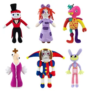 新来者惊人的数字马戏团娃娃卡通数字马戏团动画小丑毛绒玩具