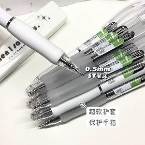Stylo à bille St Tip 0,5 mm, encre noire à séchage rapide, pour les examens des étudiants, utilisation au bureau - Product Image 1