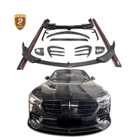 Kits de conversion automobile : Kit carrosserie de mise à niveau pour Mercedes Benz Classe S W223 Style MSY – Lame avant, aérations d'ailes, jupes latérales, aileron de toit