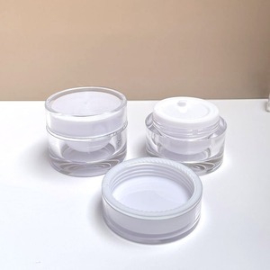 Tinh tế nhỏ <span class=keywords><strong>5g</strong></span> 10g 15g 20g 30g chai kem mỹ phẩm ngày và đêm kem mẫu lọ nhựa - Product Image 3