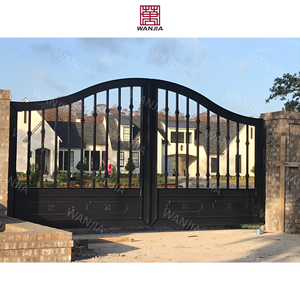 Porte principale en <span class=keywords><strong>fer</strong></span> <span class=keywords><strong>forgé</strong></span>, design de portail extérieur en métal, portail de garage, porte principale en métal, entrée extérieure, porte en <span class=keywords><strong>fer</strong></span> <span class=keywords><strong>forgé</strong></span> pour la maison - Product Image 4