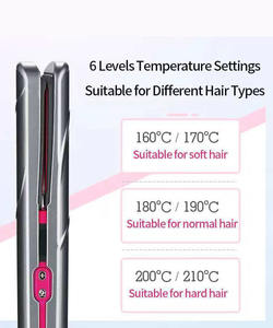 Meilleure vente Fer <span class=keywords><strong>plat</strong></span> <span class=keywords><strong>sans</strong></span> <span class=keywords><strong>fil</strong></span> double tension fer à lisser et à friser rapide Fer à lisser professionnel à induction - Product Image 4