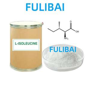 สารเติมแต่งอาหาร กรดอะมิโน แอล-ไอโซลูซีน ความบริสุทธิ์ 99% ผงสีขาว CAS เลขที่ 73-32-5 ยี่ห้อ FULIBAI - Product Image 3