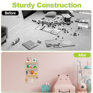 3-tầng Vườn Ươm kệ sách tổ chức treo tường trẻ em kệ sách cho bé trai bé gái phòng ngủ phòng tắm - Product Image 4