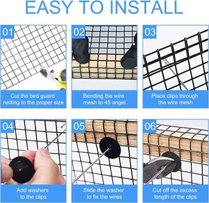 Clips de Drenaje de Agua para Paneles Solares, para Limpieza de Paneles Fotovoltaicos, Previenen la Acumulación de Residuos, Fácil Instalación - Product Image 4