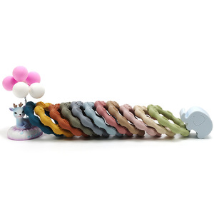 Nouveau jouet <span class=keywords><strong>de</strong></span> dentition rond pour bébé, <span class=keywords><strong>sucette</strong></span>, bâton <span class=keywords><strong>de</strong></span> dentition, jouet <span class=keywords><strong>de</strong></span> dentition en silicone pour enfants. - Product Image 4