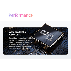 En Stock Versión Global Redmi Pad 2 MTK Helio G100-Ultra Pantalla de 11'' a 90Hz 128GB/256GB Batería de 9000mAh Carga Rápida de 18W - Product Image 3