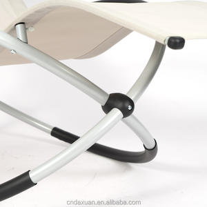 Mecedora cómoda para exteriores, tela suave y marco de metal, jardín, Camping, senderismo, silla de playa con reposabrazos y almohada - Product Image 6