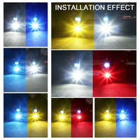 Ampoules LED Kaidengzhe H8 H4 3030 24 SMD pour phares avant de voiture, feux antibrouillard LED, DC 12V, alliage d'aluminium, plus de 1000 lumens