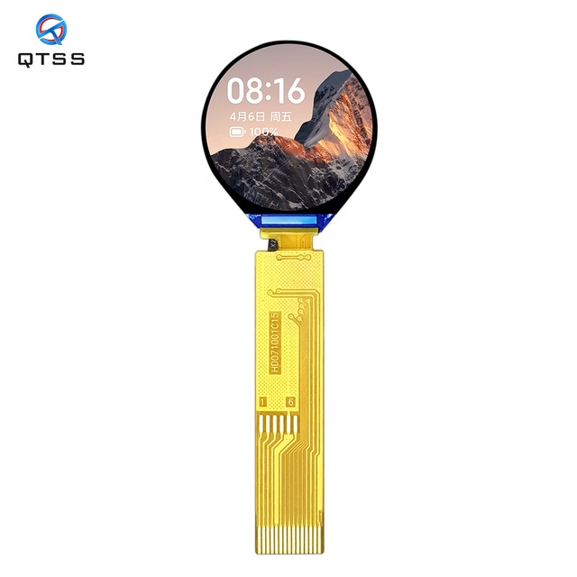 0.71 Inch IPS TFT LCD Round Display Module 160*160 GC9D01N SPI Interface Panel Screen