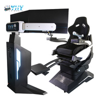 YHY-simulador de vuelo de realidad Virtual, máquina simuladora de vuelo VR 9D, gran oferta