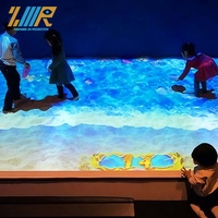 Équipement de parc d'attractions à projection interactive sur sable, projecteur 3D pour projection sur sable