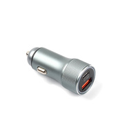 HNT 48W USB C Car Charger Adapter PD QC 3.0 Dual Port Pengisi Daya Cepat Colokan Pemantik Rokok untuk iPhone 17 16 15 Pro Max