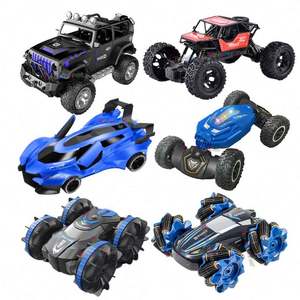 Coche Teledirigido RC de Alta Velocidad 4x4 para Niños, con Derrape a 40-50 Metros, Juguete Todoterreno y Camioneta Mini RC de Doble Cara - Product Image 3