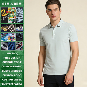 Camisa de Golf Casual de Manga Corta Sorona Unisex, Personalizada, Premium, 210gsm, Transpirable, Resistente a las Arrugas, de Color Sólido, para Verano - Product Image 1