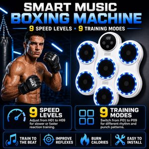 Machine de boxe musicale professionnelle avec entraînement au rythme musical pour le renforcement musculaire - Product Image 2
