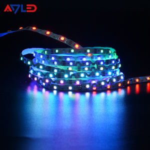 Bande LED intelligente pleine couleur intégrée SMD3535 SK6812, adressable, 6 mm RGBIC Zigzag 60 LED DC12V pour toile de fond de scène événementielle - Product Image 3