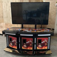 QIQU Meilleure Vente Prix Usine Machine de Jeu de Pêche Verticale 65 Pouces pour 3 Joueurs, Cabinet de Jeu d'Arcade de Pêche May Ban Ca