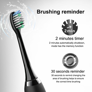 Cepillo de dientes eléctrico sónico recargable para adultos con 42000 <span class=keywords><strong>Vpm</strong></span> 5 modos de Limpieza de dientes Cepillo de dientes de viaje inalámbrico con estuche - Product Image 4