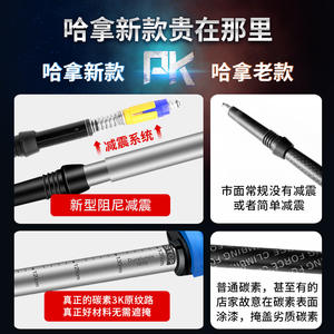 Bastones de Trekking Hannah de Aleación de Aluminio, Telescópicos, Plegables, con Absorción de Impactos, para Senderismo, Montañismo y Camping - Product Image 5