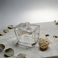 Emballage cosmétique personnalisé, flacon de parfum de luxe en verre vide de 80 ml avec pulvérisateur à pompe, impression sérigraphique, forme plate, service OEM/ODM