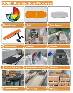 Prancha de Surf Elétrica <span class=keywords><strong>Hydrofoil</strong></span> E-Foil de 45KM/H 8KW com Sistema de Bateria à Prova d'Água e Acessório de Bomba - Product Image 4