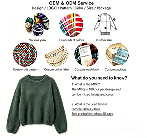 Maglione <span class=keywords><strong>Oversize</strong></span> da <span class=keywords><strong>Donna</strong></span> in Mohair Soffice, Collo Tondo, Maniche a Pipistrello, Pullover Ampio Personalizzato OEM per l'Inverno Casual - Product Image 4