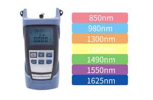 20mW ánh sáng màu đỏ Tester thử nghiệm bút quang điện Meter ánh sáng 650nm VFL + OPM 20km cáp quang Laser trực quan lỗi định vị - Product Image 5
