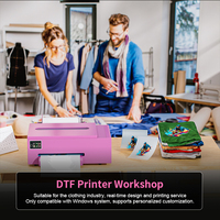 Imprimante DTF L18050 pour T-shirts, machine d'impression A3 XP600 DTF pour sweats à capuche, sacs, acrylique, état neuf, garantie 1 an