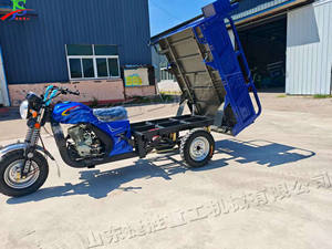 Tricycle à moteur essence Cargo 250cc haute puissance 1800kg capacité de charge moteur refroidi à l'eau outil de Transport de cargaison/agricole - Product Image 5