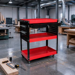 Promotion : Armoire à outils roulante verrouillable pour garage automobile, en acier laminé à froid robuste, OEM ODM, organisateur d'outils mobile - Product Image 1