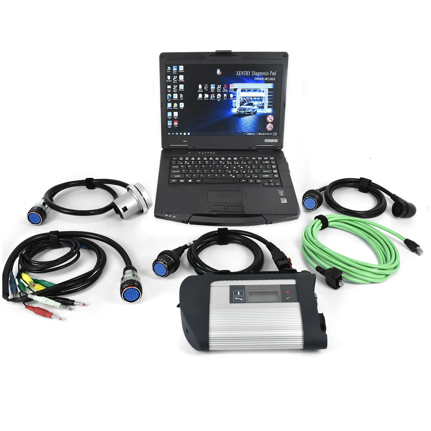 Herramienta de diagnóstico automático + portátil CF54 para MB SD C4 DOIP Star diagnóstico de coches y camiones Doip compacto para Escáner de diagnóstico be-nz