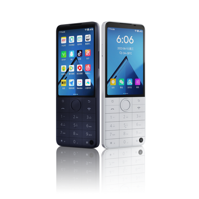 Qin 4G Unlocked Mobile Phone, F22Pro Smart Touch Screen 4G Mobile Phones, 4+64GB/2MP+8MP Camera, Android 12 Google Version