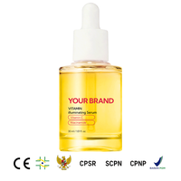 Sérum illuminateur vitaminé personnalisé en gros pour réparer la peau et hydrater longue durée