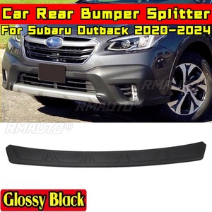 Rear Bumper Lip Compatible With Subaru Outback 2020-2024 Body Kit Rear <b>Splitter</b> Guard Cover Protector Car Accessories - Product Image 1