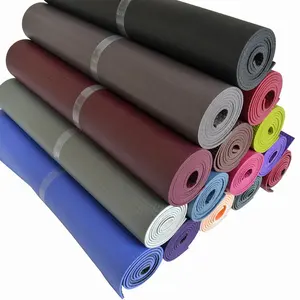 Özel baskılı eko PVC yoga minderi yüksek yoğunluklu PRO yoga mat Pro manduk